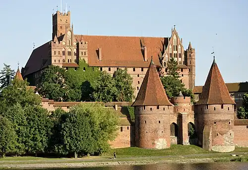 Château de l'ordre teutonique à Marienbourg, Pologne