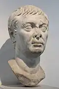 Portrait d'un homme. Seconde moitié du Ier&nbsp;siècle&nbsp;av. J.-C.