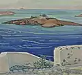 Santorin.Pinacothèque nationale d'Athènes.