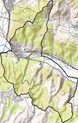 Carte topographique