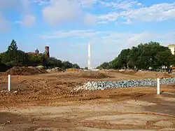 Perspective pendant la restauration (octobre 2015)