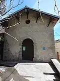 Façade de Notre-Dame, église paroissiale au vieux village.