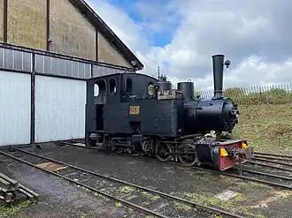 Locomotive Mallet no 22-5 à l'AMTP en 2022.