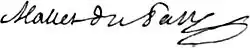 signature de Jacques Mallet du Pan