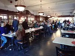 Restaurant Wega au musée d'art de Malmö.