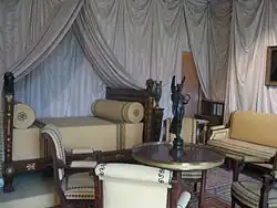 Chambre ordinaire de Joséphine au château de Malmaison.