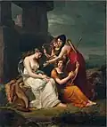 Malvina pleurant la mort d'Oscar, Salon de 1806 (Paris, musée des Arts décoratifs)
