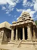 Le porche du temple d'Arjuna.