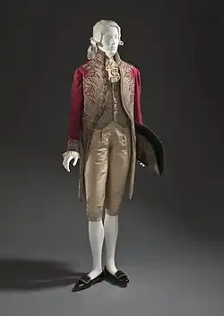 Habit de Cour, Italie vers 1800.