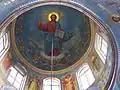 Le plafond (coupole) d'une des églises.