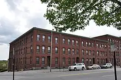 Carpenter and Bean Block, Elm & Dow Sts., Manchester, NH (1883)