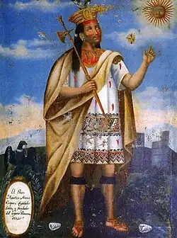Tableau du XVIIIe&nbsp;siècle, représentatif du style de l'École de Cuzco.