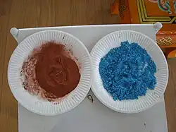 Sables colorés