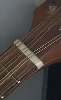 Sillet d'une mandoline.