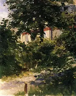 Edouard Manet, La Maison dans le feuillage, 1882.