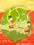 Un mangalasutra traditionnel en usage au Telangana et en Andhra Pradesh