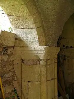 Pilier du cloître.
