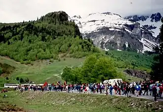 Manifestation Somport du 22 mai 1994