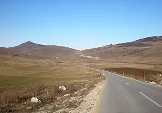 Vue du Manjača.