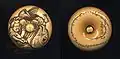 Netsuke en manjū.
