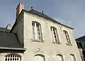 Détail de la façade du manoir côté cours