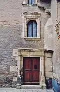 Mansencal : porte et fenêtre de la tour.