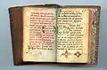 Livre de prière manuscrit en latin.