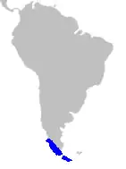 Description de l'image Map-Philesiaceae.PNG.
