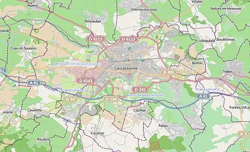 (Voir situation sur carte : Carcassonne)
