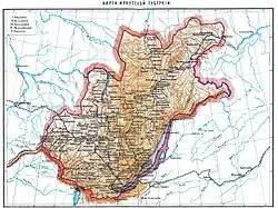 Description de l'image Map Irkutsk Governorate.jpg.