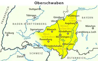 Haute-Souabe (Oberschwaben).