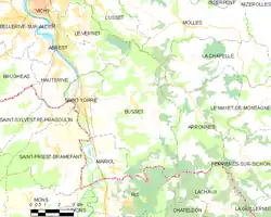 Carte de Busset