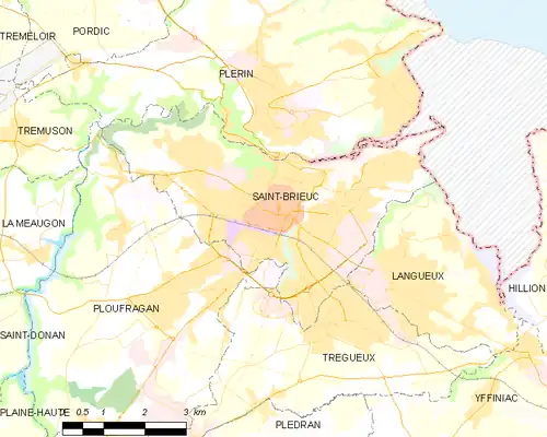 Carte de la commune.