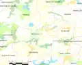 Carte de Monterfil et des communes avoisinantes.