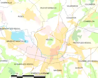 Unité urbaine de Vesoul