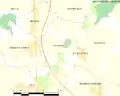 Carte de la commune.
