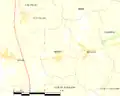 Carte de la commune.
