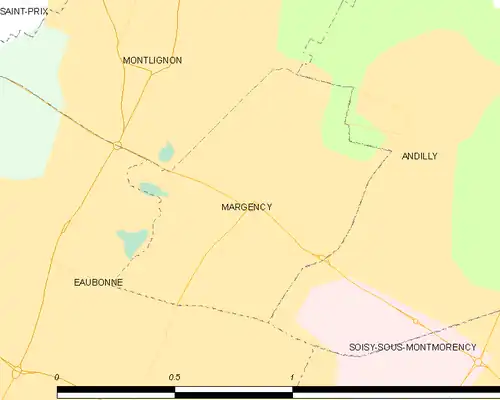 Carte de la commune.