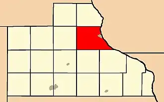 Localisation de Bellevue Township
