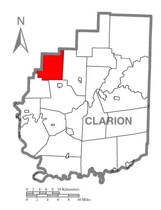 Localisation de Ashland Township