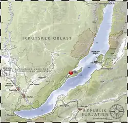 Carte du Baïkal
