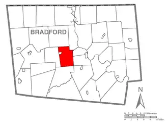 Localisation de Burlington Township