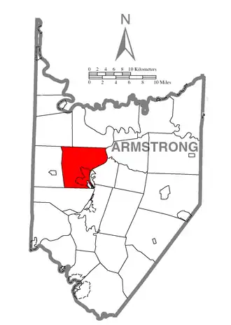 Localisation de East Franklin Township