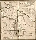 Carte de la région vers 1915.