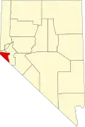 State map highlighting Douglas County