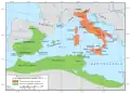 L'empire carthaginois est en contact avec le pays vascon au moment du traité de l'Iber (-226).