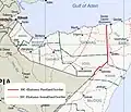 Carte du SSC-Khatumo de 2012, frontalier du Pount et Somaliland