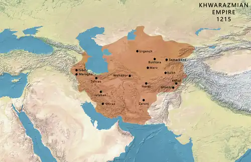 Empire khwarezmien (1215)