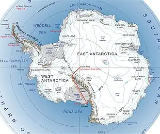Image illustrative de l’article Autoroute du pôle Sud