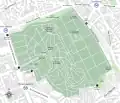 Plan du cimetière en 2016.